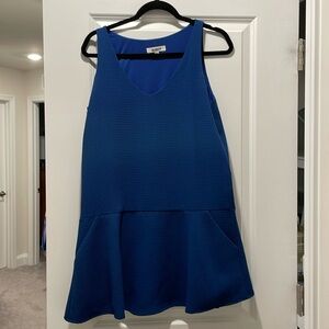 BB Dakota Waffle Pattern Lined Dress with pockets!